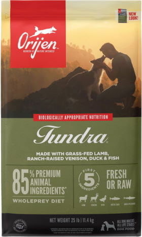 The best Chewy dog food brand: ORIJEN Tundra