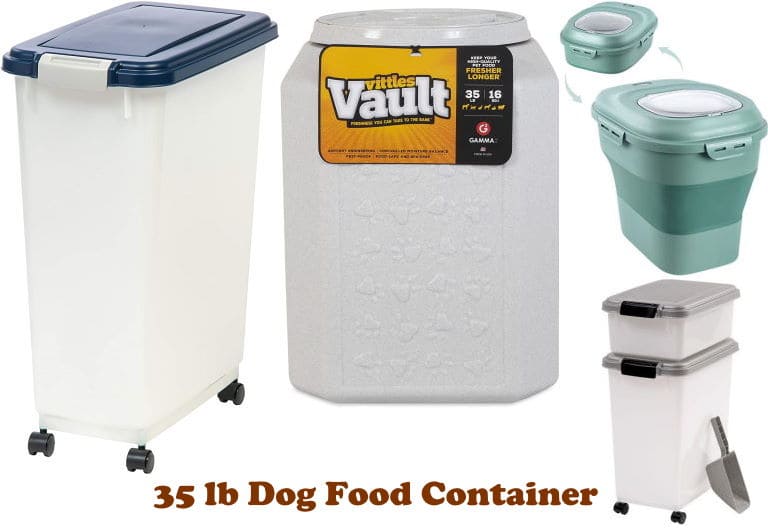 35 lb Dog Food Container - Always Fresh, Clean, Safe Food