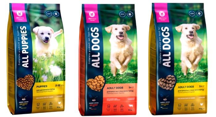 All Dogs dog food - reviews