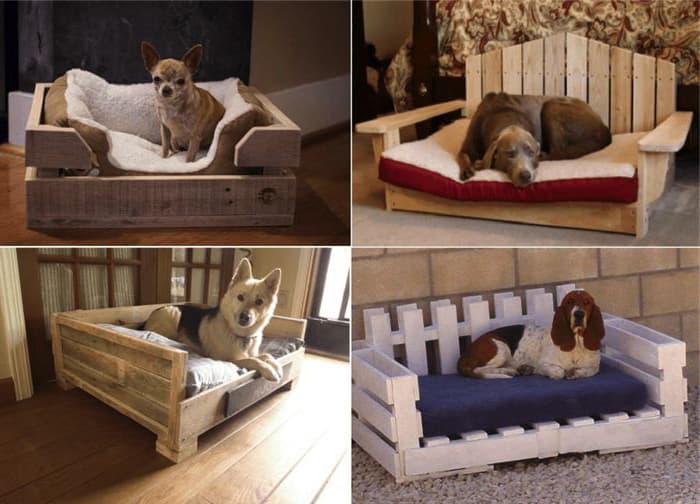 Wooden beds for dogs