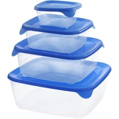 Set of containers for microwave Curver Fresh & Go blue