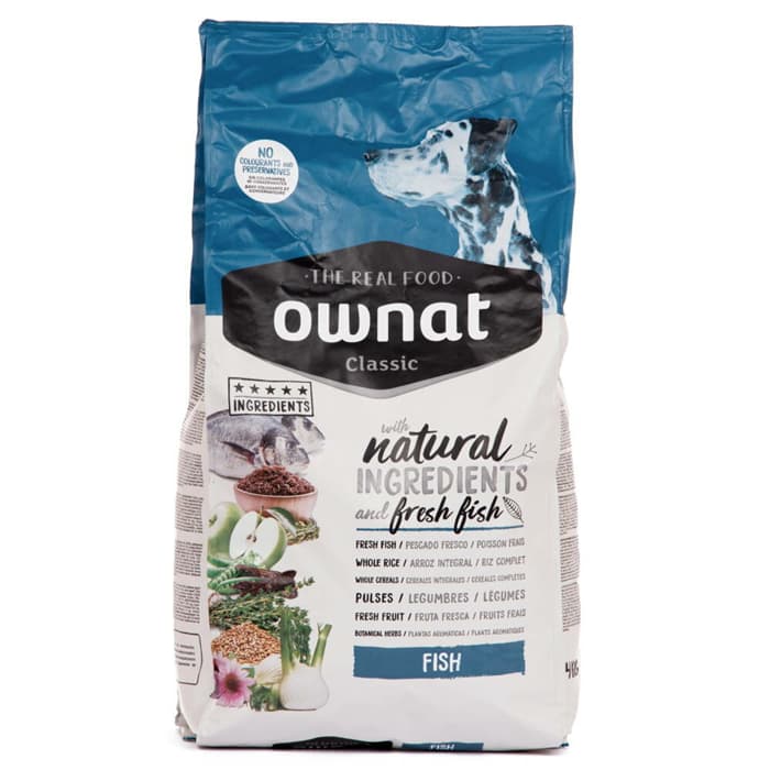 Ownat GF Prime dry food for dogs of small breeds with chicken and turkey, 1 kg