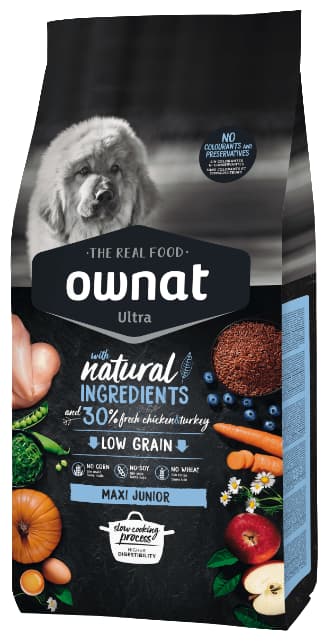Dry food for Ownat dogs Grain freeya, with sensitive digestion, lamb (for small breeds)