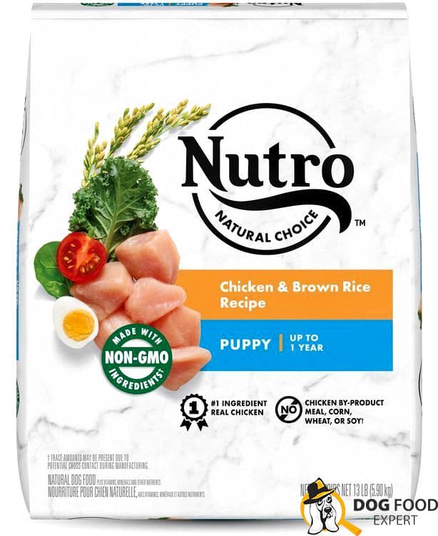 Nugget size difference between Nutro max puppy food for large breeds